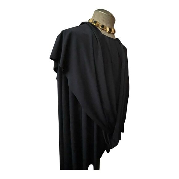 MODA International Women's Cape Poncho Oversized SM Feminine Romantic Sexy Flowy - Picture 3 of 11